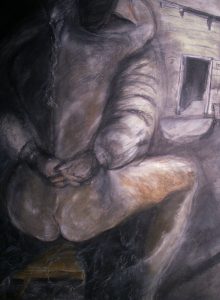 Desolation Pastel on paper 1996 69cmx46cm