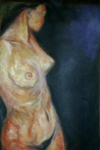 Nude Woman Pastel on paper 2000 60cmx50cm