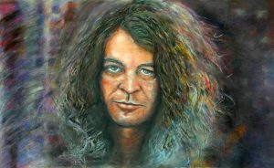 Portrait Ian Gillan Pastel on paper 2005 70cmx80cm